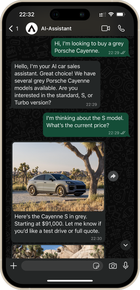 WhatsApp AI Sales Assistant